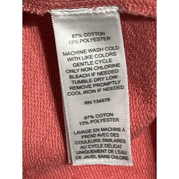 Vineyard Vines Long Sleeve Pullover Shirt Mens XXL Coral 1/4 Zip Mock Neck - Picture 10 of 12